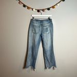 Free People We the Free destroyed distressed straight jeans Photo 3