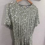 Boden Flutter Sleeve Jersey Dress In Pea Oriental Paradise Size 8P Green Photo 3