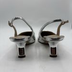 Sam Edelman Womens Bianka Soft Silver Patent Slingback Pump Sz 9 Photo 7