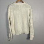 Sundance  cream knit Aveline cardigan button front READ Photo 4