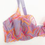 Savage X Fenty Shining Star Embroidered Lace Unlined Demi Bra Photo 5