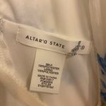 Altar'd State  Mini Floral Dress Blue Photo 2