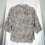 East 5th  | Leopard Print Button Up Blouse Sz 1X Photo 4