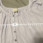 We The Free  ruffle flutter top light blue XS‎ Photo 3