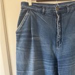 90s Vintage Brittania sz 16 Women Wide Barrell Balloon High Rise Dark Denim Jean Blue Photo 6