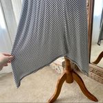 Vintage Spense Brand Asymmetrical Black and White Striped Tank Dress Photo 6