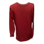 Ellen Tracy Women's Holiday "Jolly Season" Crew Tunic Sweatshirt Red Photo 5