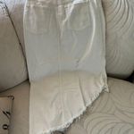Retrofête Retrofete White Denim Midi Skirt  Photo 0