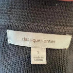 Classiques Entier  Sweater Jacket Cardigan with Pockets 3/4 Sleeves Sz S Photo 2
