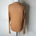 American Eagle  Tan Knit Henley Sweater Photo 4