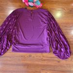 Parker & Quinn Maroon Blouse Large Photo 5