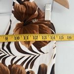 Newport News Vintage  Brown Tropical Halter Neck One Piece Swimsuit Beach 14 Photo 6