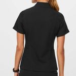 FIGS W20SW1032 Black Inala Slim Scrub Top Size M Photo 1