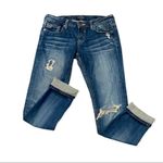 Vigoss Thompson Tomboy Destressed Cropped Jeans Photo 2