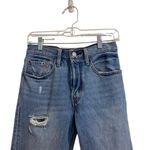 Levi's  501 S Button Fly High Waist Skinny Distressed Jeans Sz 26 Photo 2