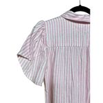 Alexis  for Target Striped Tulip Sleeve Shirt Dress Women’s Size Medium Photo 4