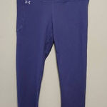 Under Armour Size L Purple 7/8 Leggings Periwinkle Photo 0