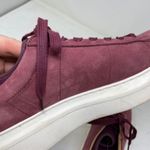 GREATS Alta Low Top Sneaker In Plum Nubuck Leather size 39 Photo 7