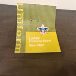 GirlScouts Boyscouts official uniform skort olive 18W Green Photo 2
