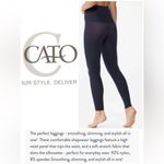 Cato  slimming leggings Pitch Navy size medium high waist stretchy comfy. Photo 1