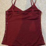 The Limited  Crimson Sequined Shelf Tank M Photo 4