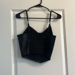 Steve Madden Black leather top Photo 1