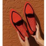 Birdies  The Blackbird Orange Knit Pointed Flats Size 7 Photo 1