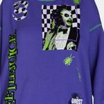 Beetlejuice soft cotton blend women’s juniors graphic sweatshirt size XS Purple Photo 2