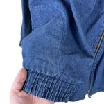 Vintage Gepetto Women’s Large Jean Jacket Rhinestone X’s & O’s Embellished Blue Photo 4