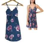 Planet Gold  Juniors' Floral Braided-Detail A-line Mini Dress NWT XS Photo 2