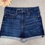 American Eagle Curvy Hi Rise Jean Shortie High Rise Shorts Denim High Waisted 6 Photo 2