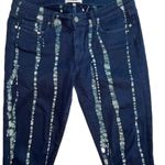 Paige Denim navy blue tentacled print jeans, size 30 waist EUC Photo 1