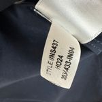 Madewell V Neck Long Sleeve Top Blouse Navy Stretch Cotton Small Minimalist NWT Photo 9