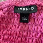 Torrid ‎ Pink Crop Halter Top Size 3X Photo 2