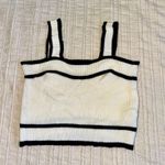 SheIn Black and white sweater tank top Photo 1