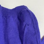 The Limited Cassidy for  Vintage 100% Merino Wool Purple Cowl Neck Sweater S  NWT Photo 3