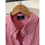 Simply Southern  Button Down Shirt Pink Gingham XL Photo 4