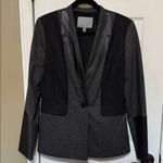 Classiques Entier  Wool Blend Black and Gray Blazer Size 10 Photo 0