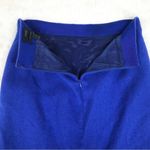 J.Crew 100% Wool No 2 Pencil Skirt Royal Blue Knee Length Fitted Lined Size 4 Photo 7