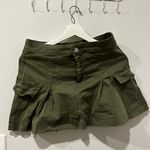 PacSun  Olive Pleated Cargo Mini Skirt Photo 1