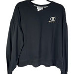 Champion ‎ Authentic Athleticwear Black Sweatshirt Crewneck Blouse Womens XL Photo 0