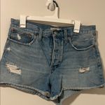 Madewell  Curvy Relaxed Denim Jean Shorts Size 27 Photo 0