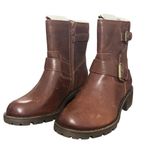 Lucky Brand New! Taini Moto Leather Biker Buckle Strap Combat Bootie - Size 6.5 Photo 6