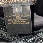 LaRok Women’s Size S Black Ruched Chest Sequin Strappy Back Body Con Mini Dress Photo 8