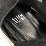 Eileen Fisher  Zanya Mesh Sandals Wedge Ankle Strap Open Toe Black 9.5 Photo 7