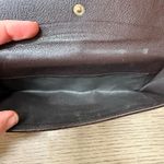 Gucci  GG Canvas Continental Wallet Brown Leather Gold Hardware Photo 10