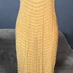 Women’s Sheer Gold Party Club Dress Halter
Neck Sleeveless Zip Back Size 12 NEW Photo 0