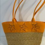Bath & Body Works  Orange Starfish Straw Shoulder Bag Photo 1