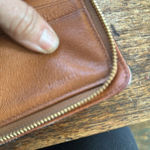 Michael Kors  brown saddle leather wallet Photo 7