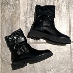Kurt Geiger London Kingston Quilted Moto Boots, Black, Size EU 36.5 New w/o Box Photo 8